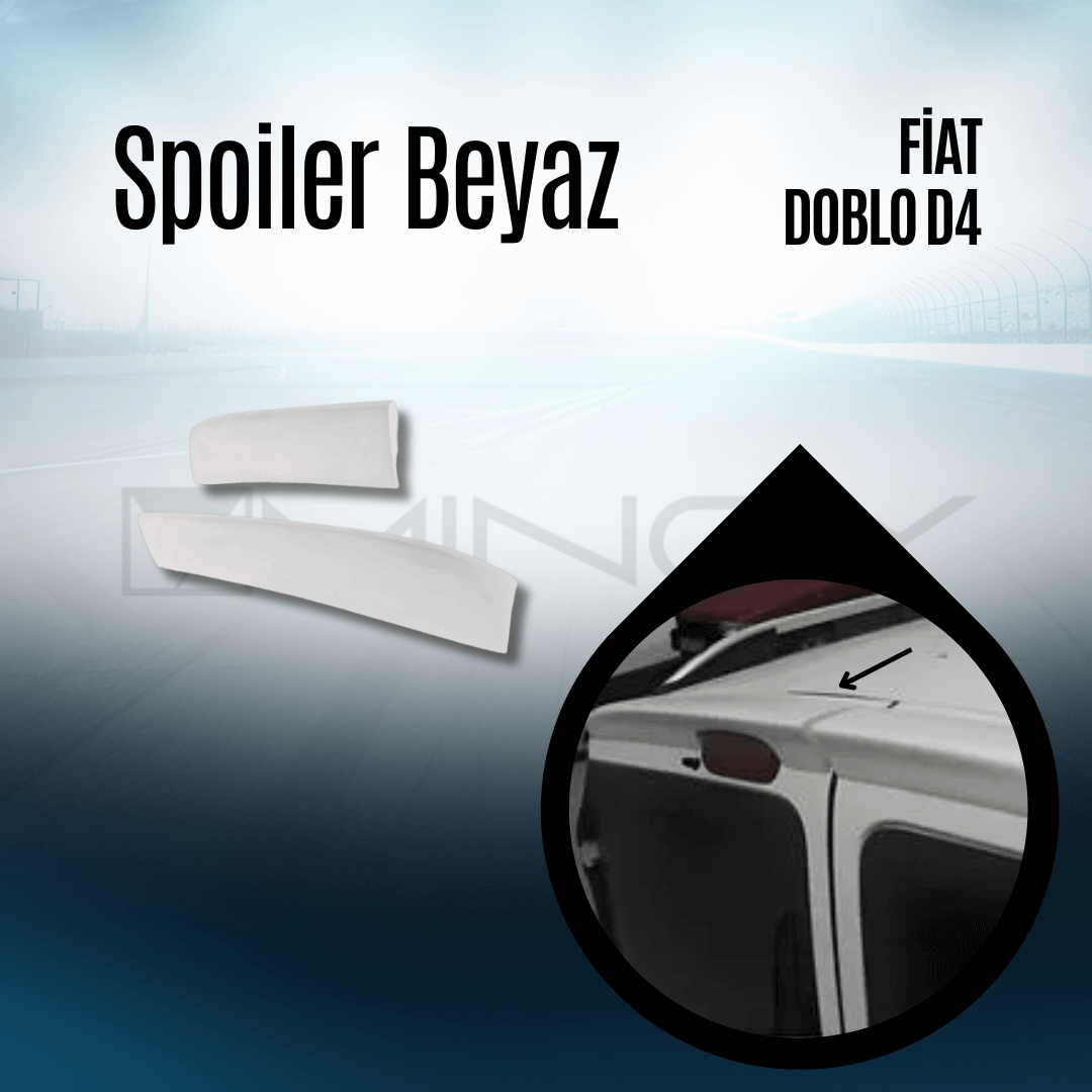 Spoiler Beyaz Fiat Doblo D4 2014-2022